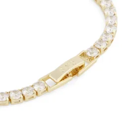 Snö Siri stenarmband Guld/Klar