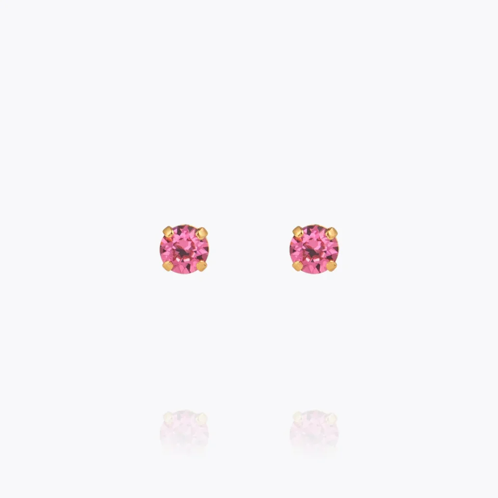 Mini Stud Earrings / Rose Gold