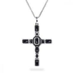 Hängsmycke Kors Silver/cubic zirconia