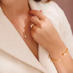 Mini Twisted Bracelet Electric White