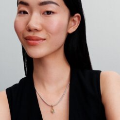 Hängberlock med graverbar polstjärna och artificiell diamant