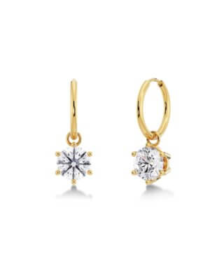 Edblad Crown Hoops L Gold
