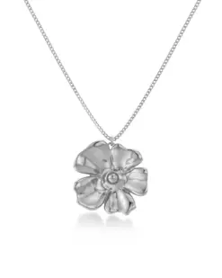 Edblad Floral Necklace L Steel