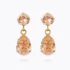 Mini Drop Earrings / Light Peach