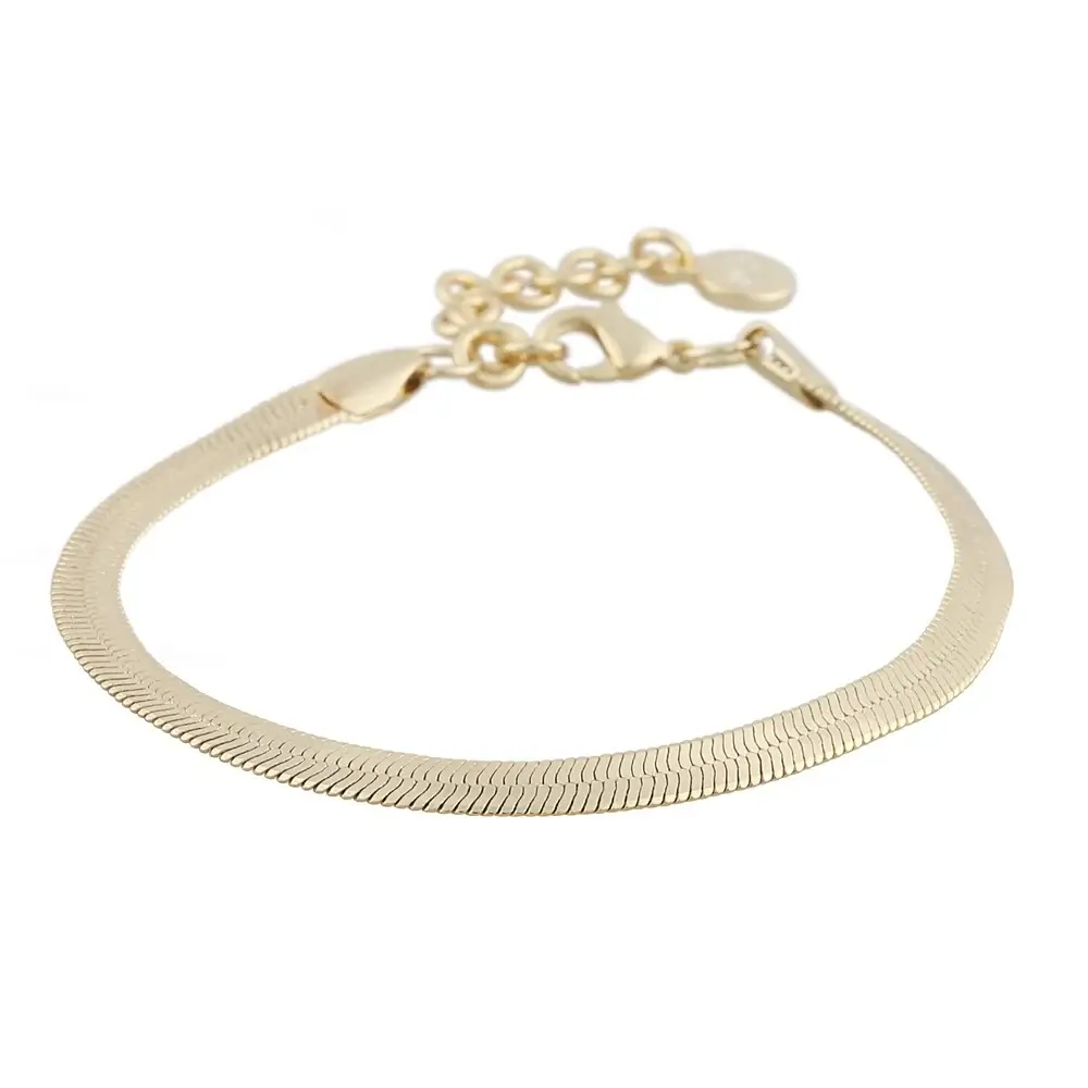 Snö Paris litet kedjearmband guld