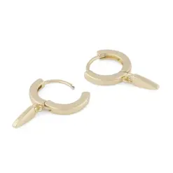 Snö Aero ringörhängen med spettsmycke guld