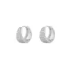 Snö Brooklyn Oval Ring Earring Silver