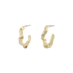 Snö Malibu oval ear guld, Detta örhänge i oval form är tillverkat av guld- eller silverpläterad mässing och har en dimension på 20 mm och är 5 mm bred. Guld- eller silverpläterad mässing.