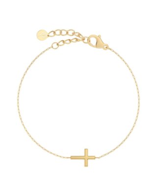 Edblad Spirit Cross Bracelet Gold