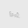 Syster P Rosie Mini Studs Silver örhängen med rosett