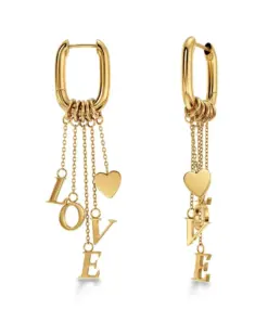 Edblad Love Note Hoops Gold