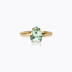 Petite Drop Ring / Chrysolite