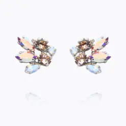 Cora Earcuffs Rhodium / Aurore Boreale Ab