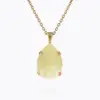 Mini Drop Necklace / Soft Yellow