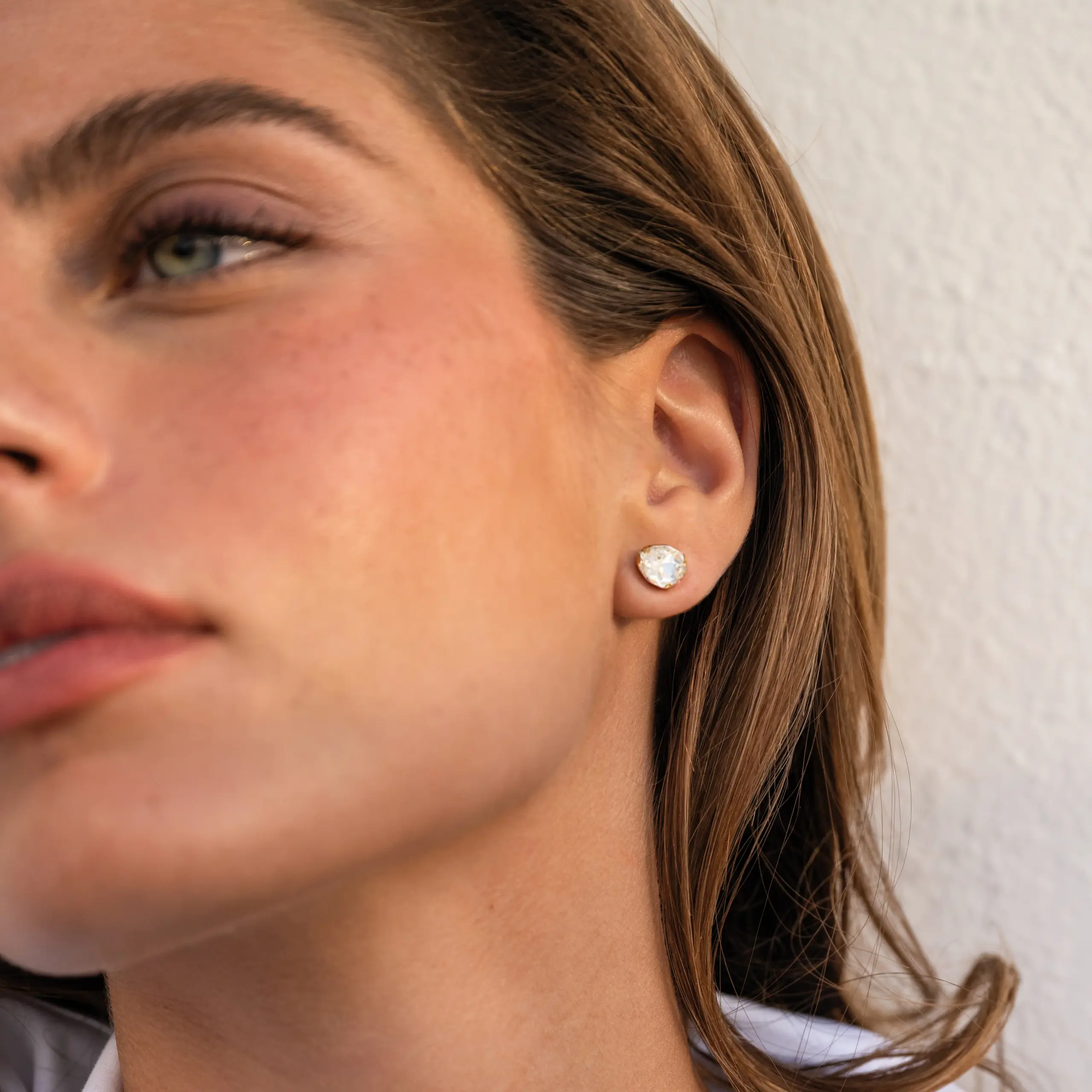 Mini Carlotta Earrings / Crystal