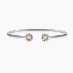 Classic Petite Bracelet Rhodium Silk
