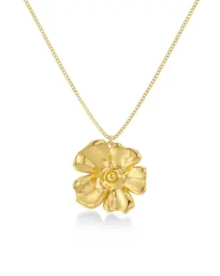 Edblad Floral Necklace L Gold