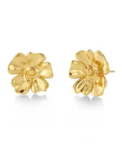 Edblad Floral Studs L Gold