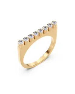 Edblad Twiggy Ring CZ Gold