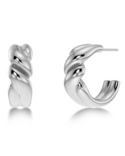 Twist Hoops L Steel