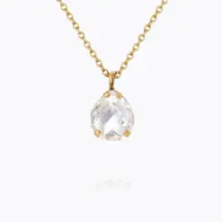 Mini Carlotta Necklace Gold / Crystal