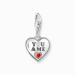 Thomas Sabo Charm-Hängsmycke hjärt YOU & ME silver