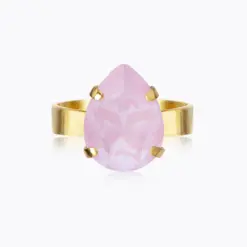 Mini Drop Ring Soft Pink