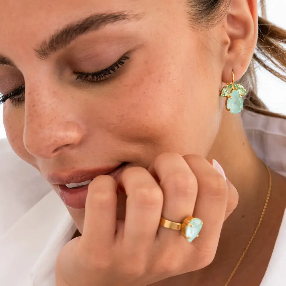 Timo Earrings Soft Mint Combo