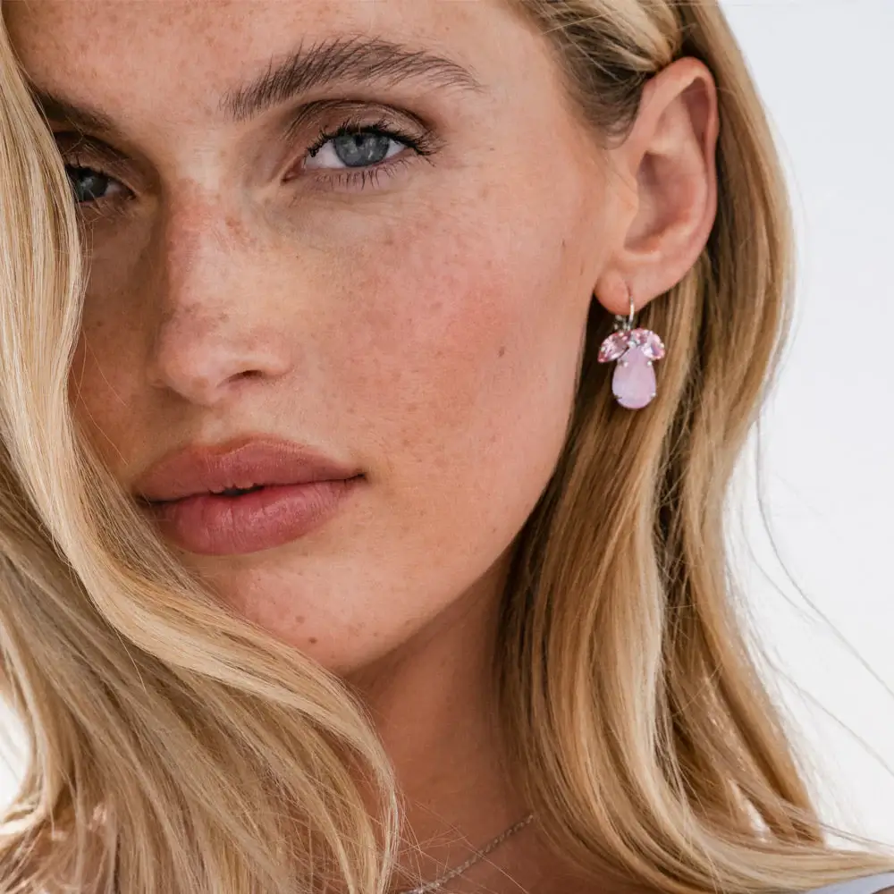 Timo Earrings Soft Pink Combo