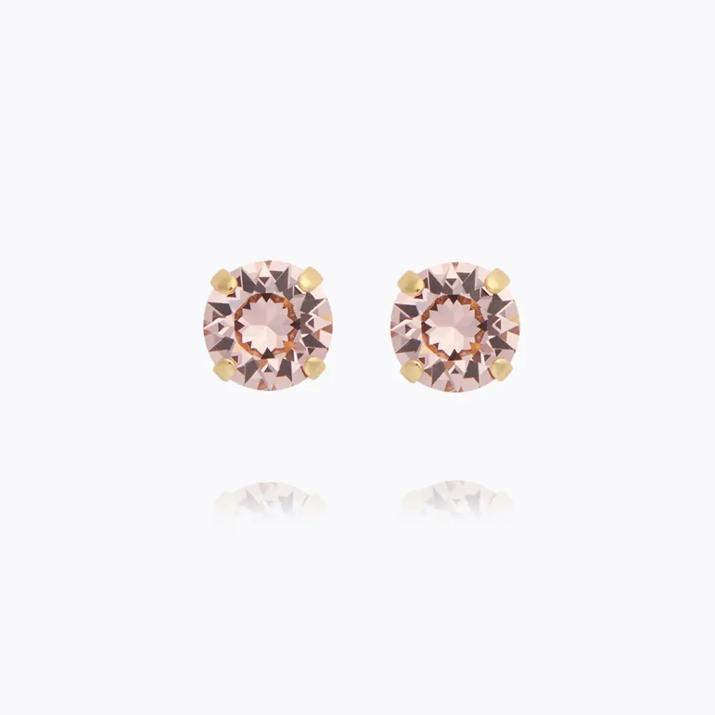 Classic Stud Earring Gold Vintage Rose
