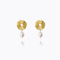 Vassia Pearl Earrings Gold / Pearl