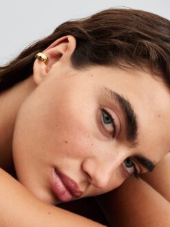 Pandora 263872C00 guldfinish våg design ear cuff