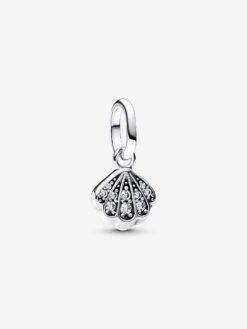 Pandora snäckberlock i sterlingsilver med zirkonia