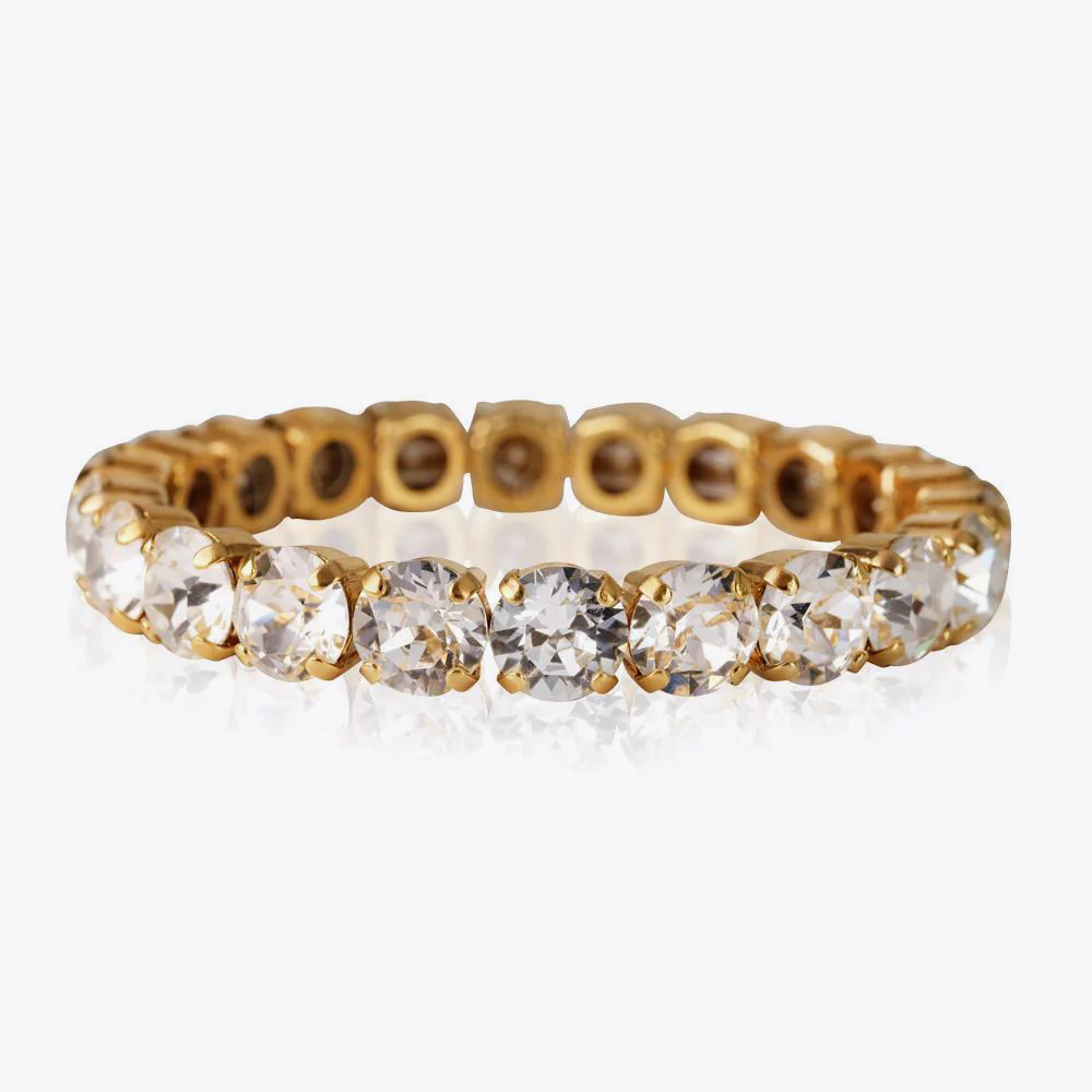 Caroline Svedbom Gia Stud Bracelet Crystal rostfritt stål guldfinish