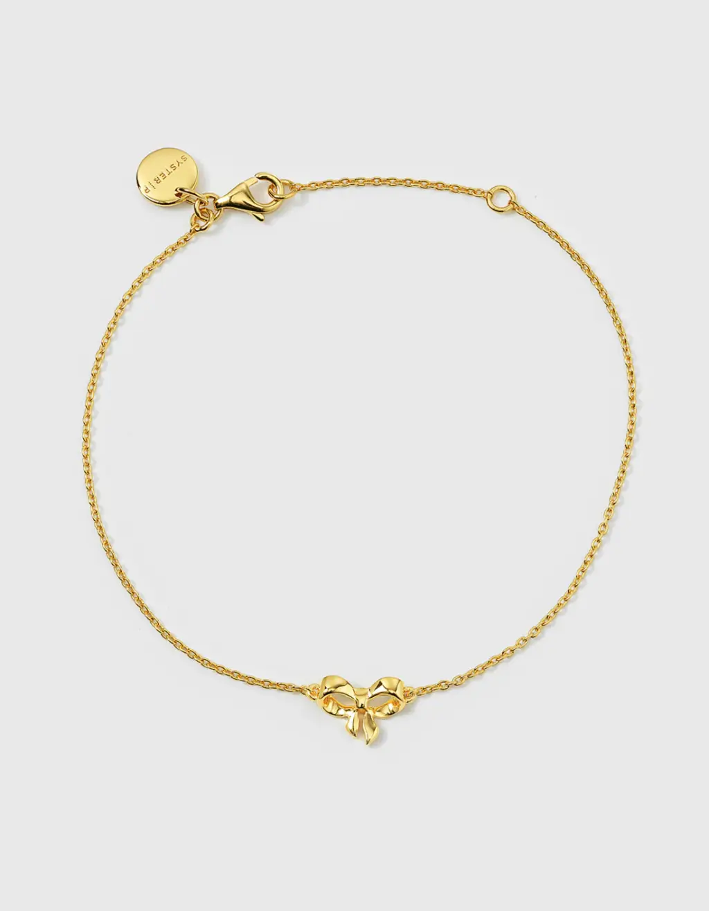 Syster P Rosie Mini Bracelet Gold armband med rosett