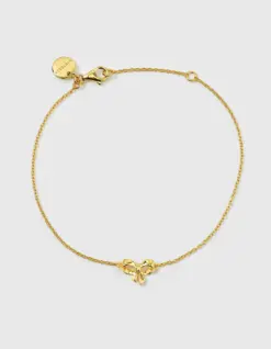 Syster P Rosie Mini Bracelet Gold armband med rosett
