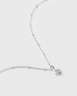 Syster P North Star halsband i silver med bergskristall