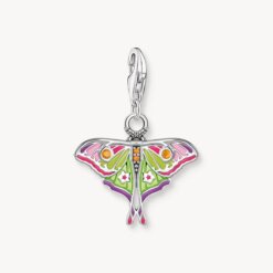 Thomas Sabo charm färgglad mal i silver med handmålad emalj