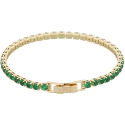 Snö London Stone Bracelet guld/olive