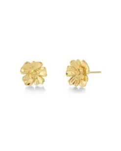 Edblad Floral örhängen i 14K guldplätering