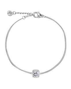 Edblad Gemma Bracelet Steel – armband i rostfritt stål med kubisk zirkonia