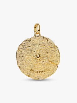 Pandora medaljongberlock korsade pilar i guld