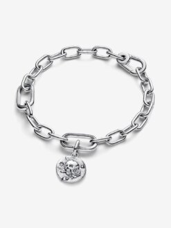 Pandora medaljongberlock dödskalle i sterlingsilver