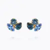 Ana Earrings Denimblue Combo Gold