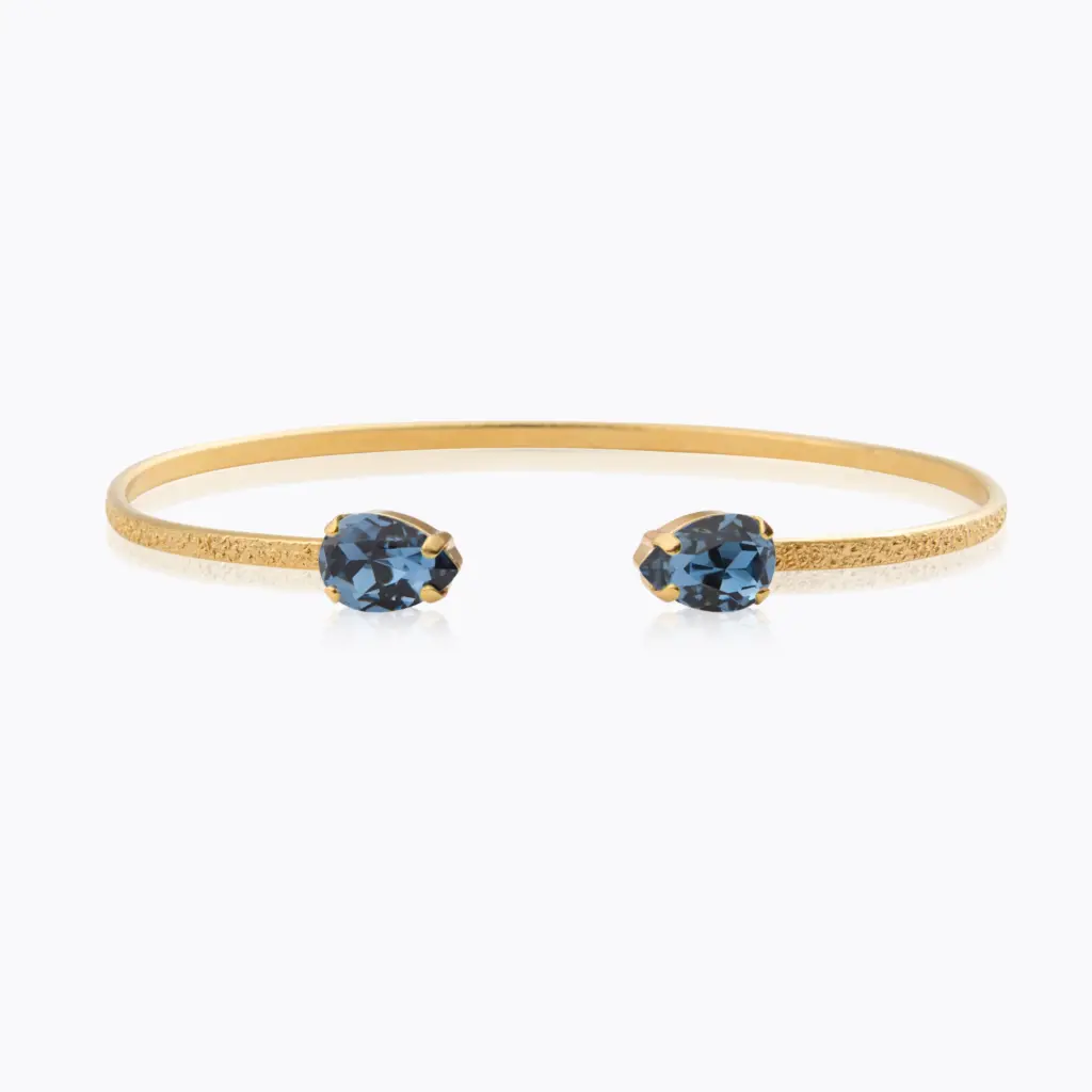 Armband med denim blå kristaller Caroline Svedbom