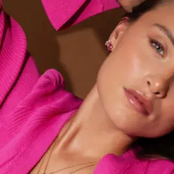 Ana Earrings Dark Rose Combo