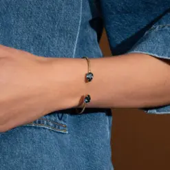 Armband med denim blå kristaller Caroline Svedbom