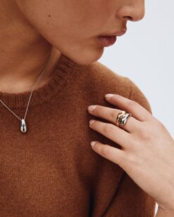 Edblad Harmony Necklace Steel dropphalsband i rostfritt stål