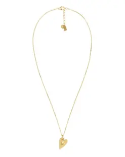 Edblad Heart to Heart Necklace Gold — två sammanknutna hjärtan i guldplätering