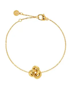 Edblad Infinity Knot Bracelet Gold – guldpläterat armband med evighetsknut